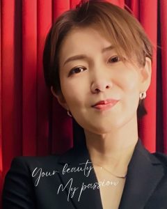 北九州・下関の医療アートメイク看護師保健師吉村ひろ美（よしむらひろみ）のプロフィール写真。４０代以降の美しさと更年期の悩みに寄り添う専門家。