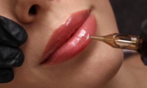 アートメイクの色素の定着について看護師が医学的に説明。